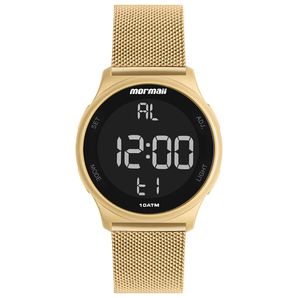 Relógio Mormaii Unissex Digi Dourado MO7700AB/8D