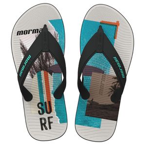 Chinelo Mormaii tropical graphics ad