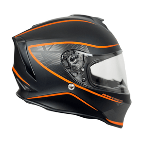 Capacete mormaii m1 classic laranja fosco