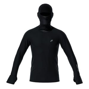 Camiseta manga longa com capuz pesca esporte Mormaii