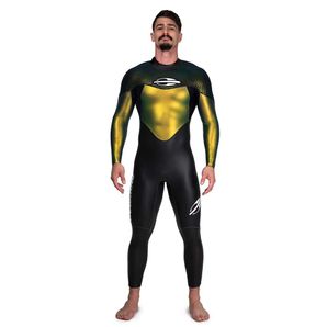 Long john manga longa backzip 5-3-1mm chameleon skin triathlon Mormaii