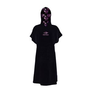 Poncho atoalhado roupão adulto flowers feminino Mormaii