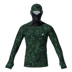 Camiseta manga longa com capuz pesca esporte Mormaii