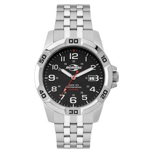 Relógio Mormaii Masculino Steel Basic Prata - MO2317AD/1P